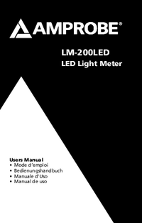 Thumbnail of document Manual - LM-200LED Light Meter